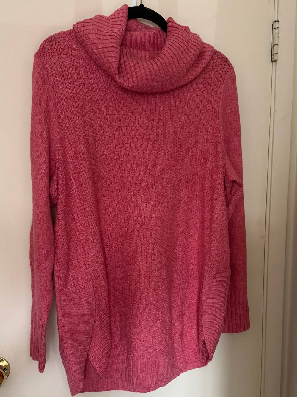Addition Elle Pink Cowl Neck Sweater